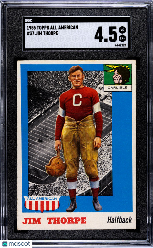 1955 Topps All American Jim Thorpe #37 SGC 4.5