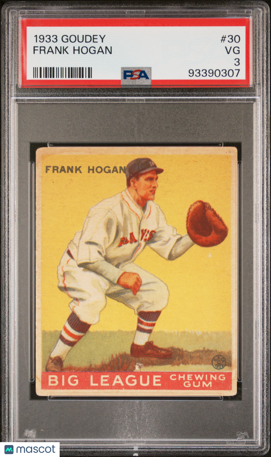 1933 Goudey Frank Hogan #30 PSA 3
