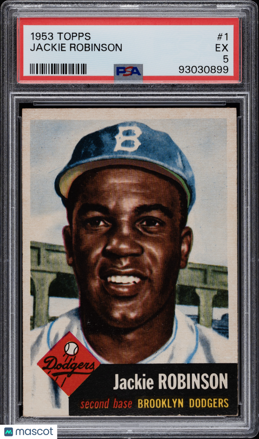 1953 Topps Jackie Robinson #1 PSA 5