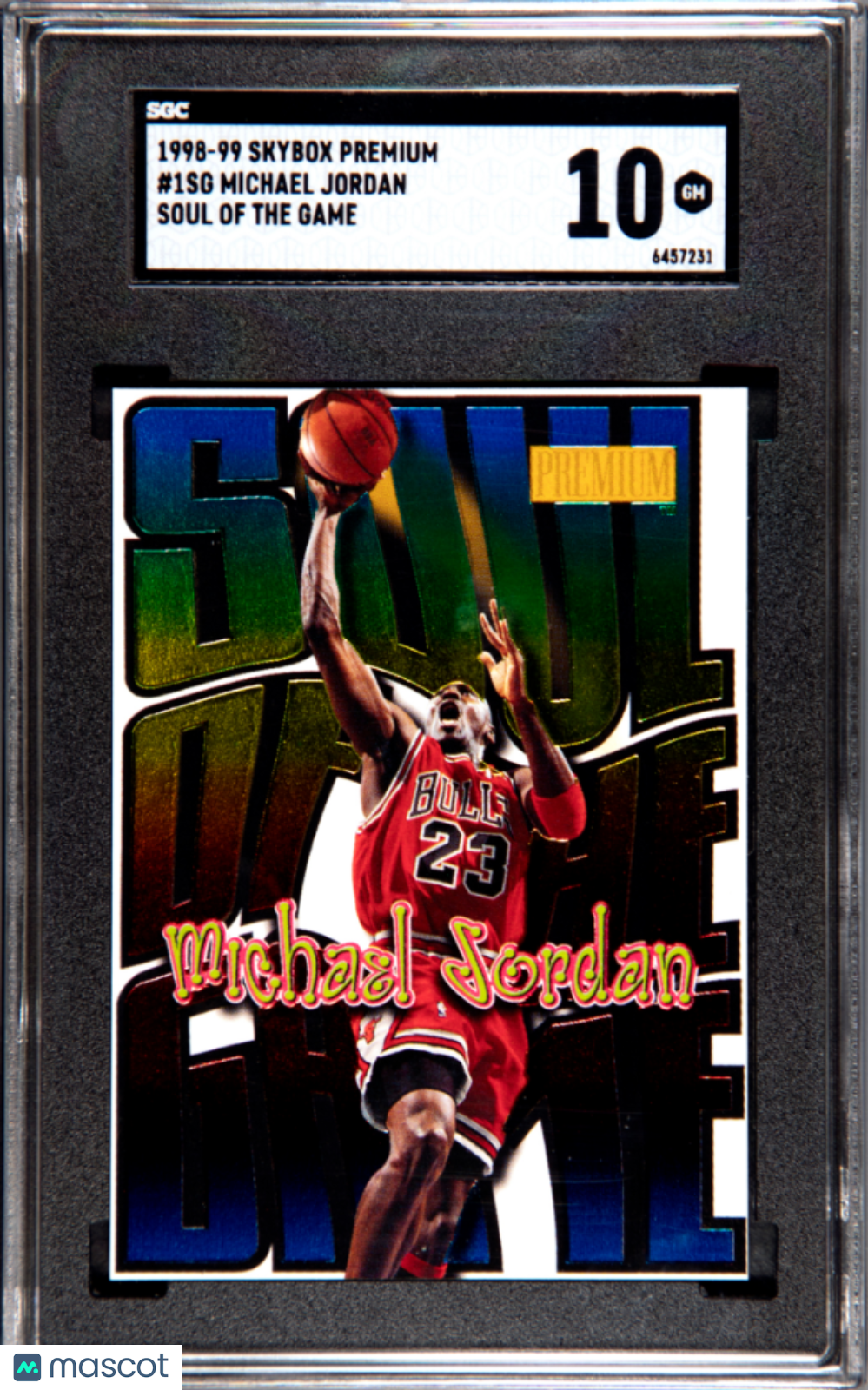 1998 Skybox Premium Michael Jordan #1SG Soul Of The Game SGC 10