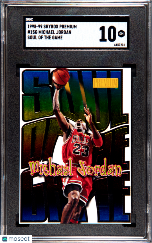 1998 Skybox Premium Michael Jordan #1SG Soul Of The Game SGC 10