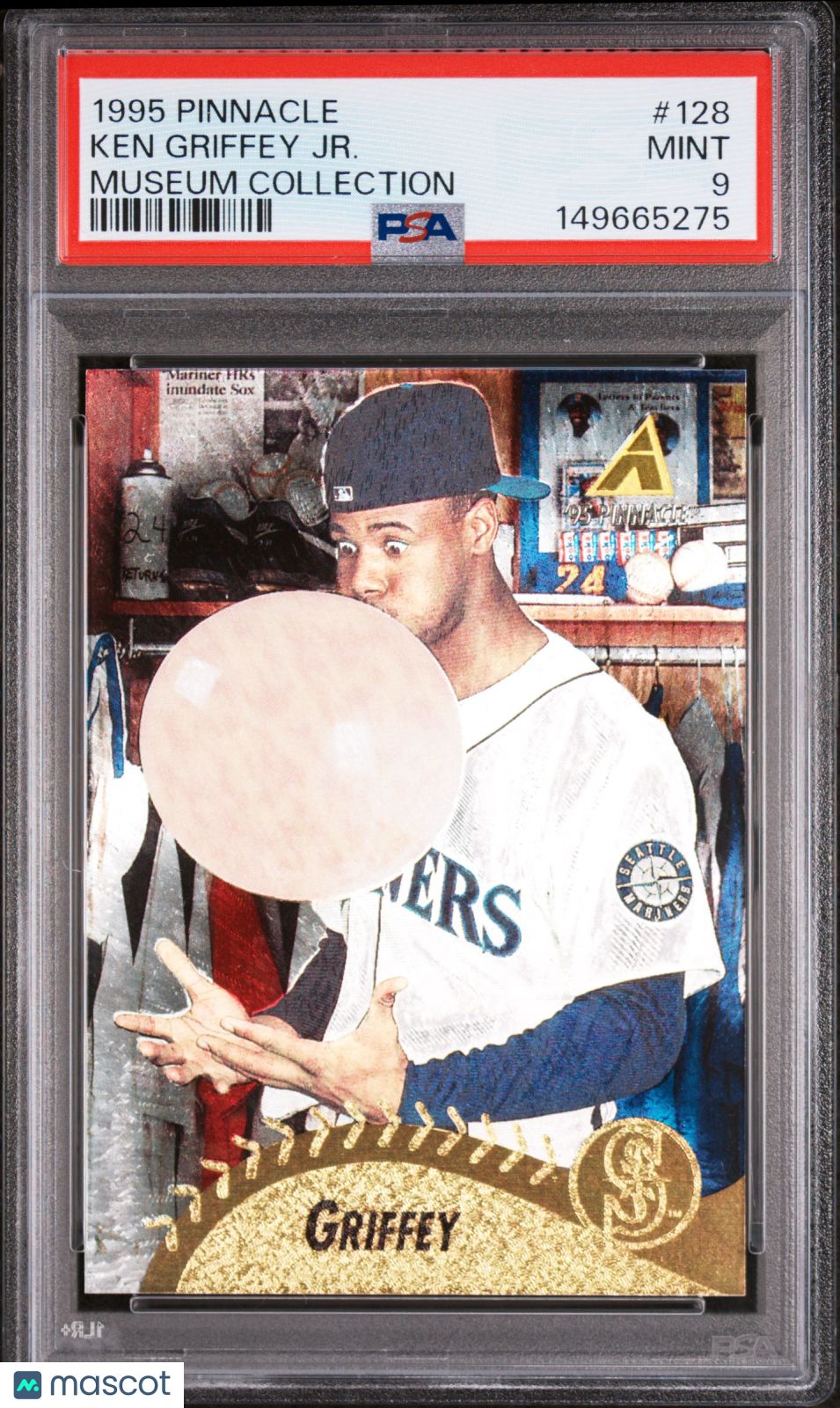 1995 Pinnacle Ken Griffey JR. #128 Museum Collection PSA 9