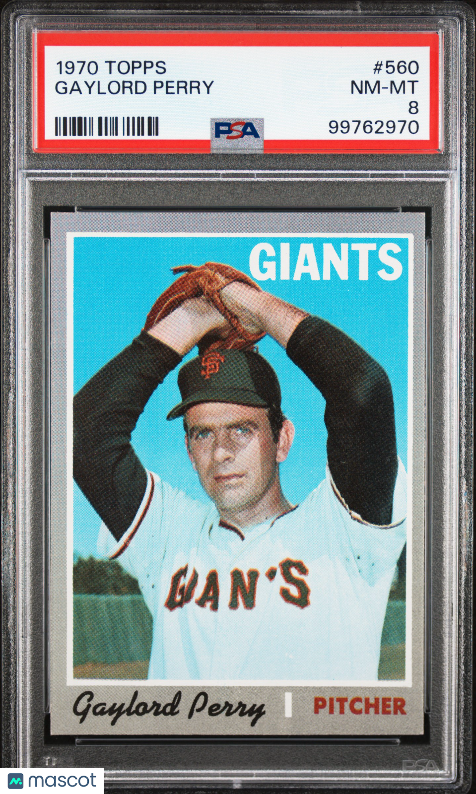 1970 Topps Gaylord Perry #560 PSA 8