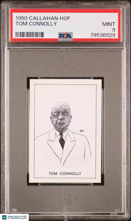1950-56 Callahan Hall Of Fame Tom Connolly PSA 9