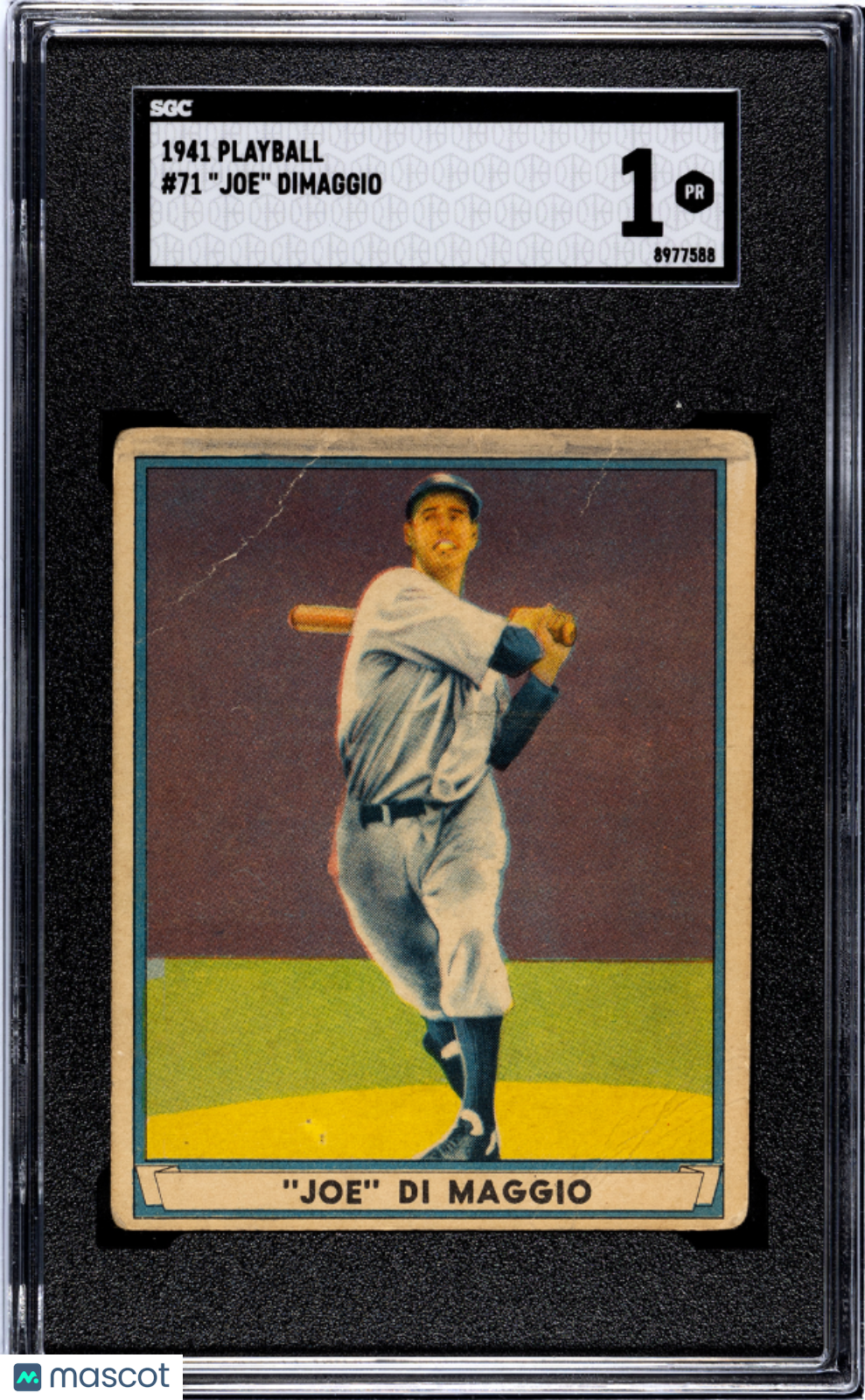 1941 Playball Joe Dimaggio #71 SGC 1