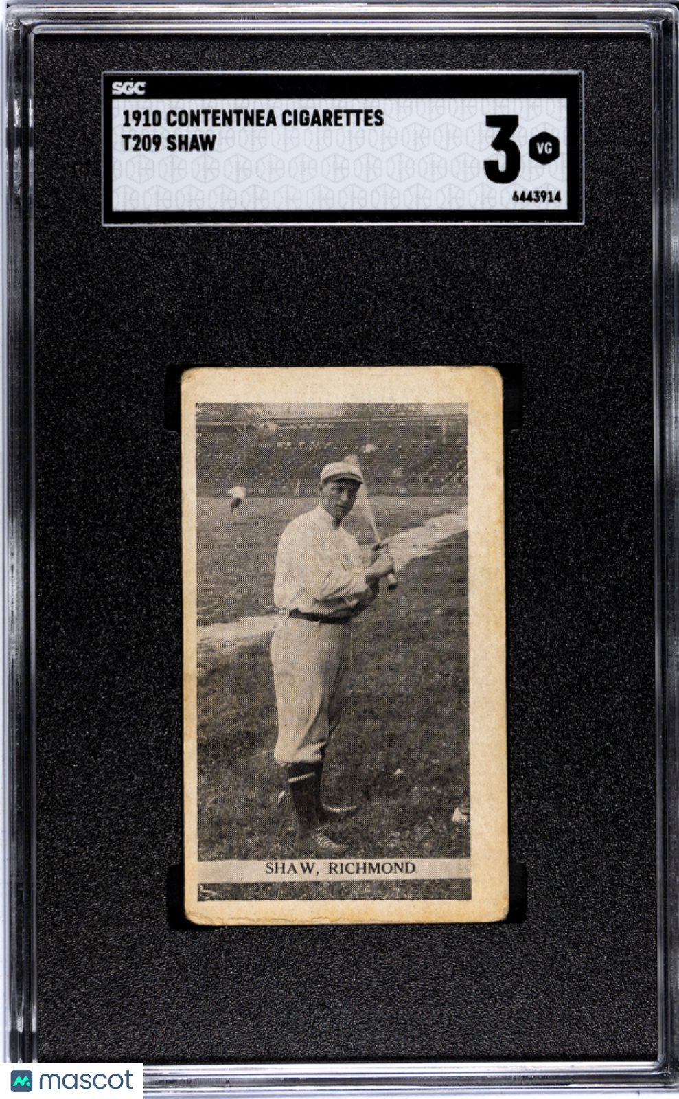 1910 Contentnea Cigarettes (T209) Shaw SGC 3