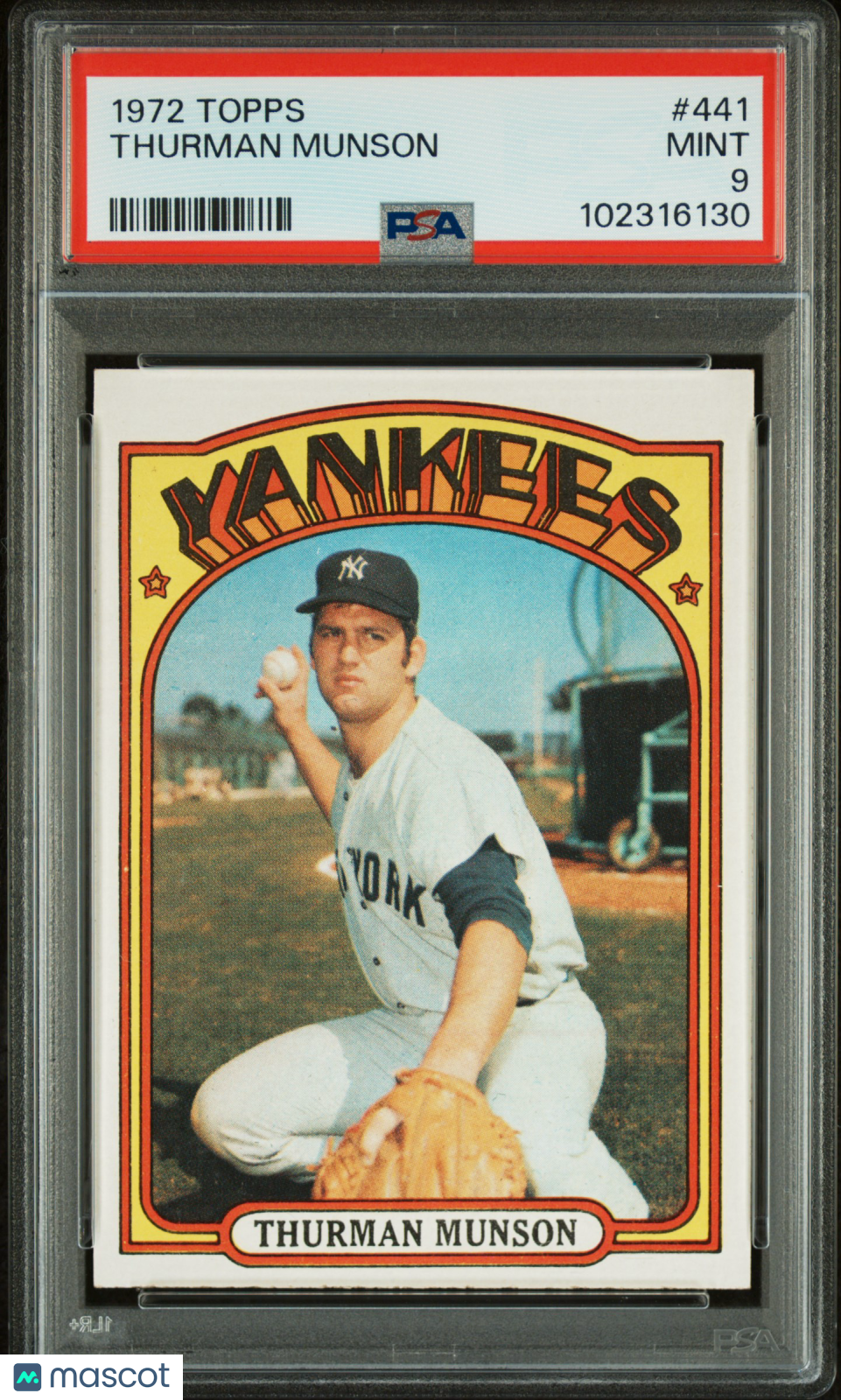 1972 Topps Thurman Munson #441 PSA 9