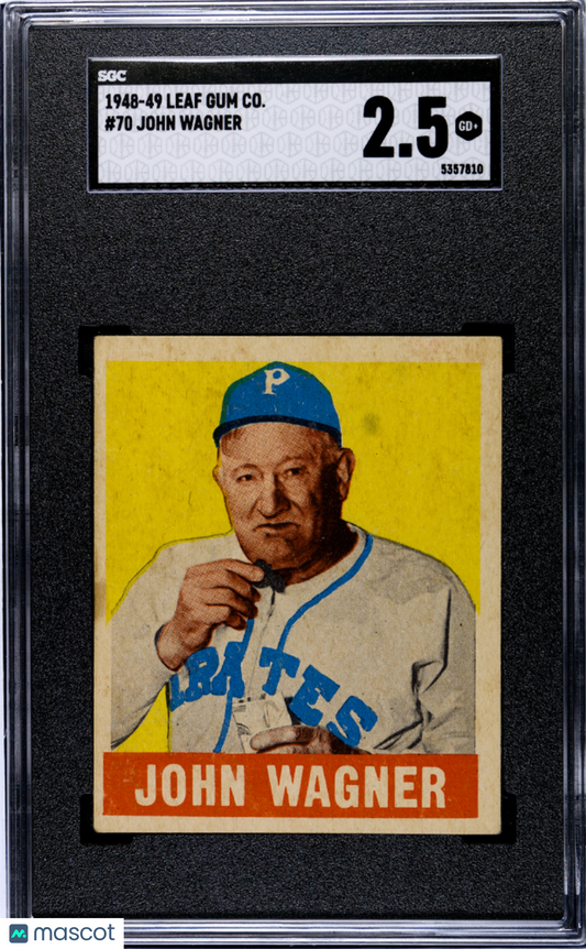 1948 Leaf Gum Co. John Wagner #70 SGC 2.5