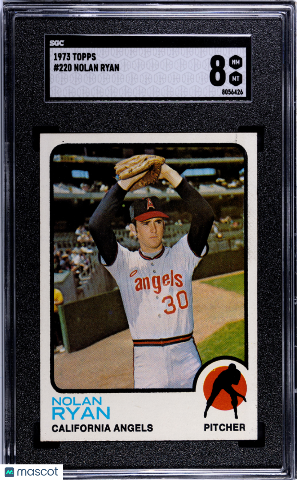 1973 Topps Nolan Ryan #220 SGC 8