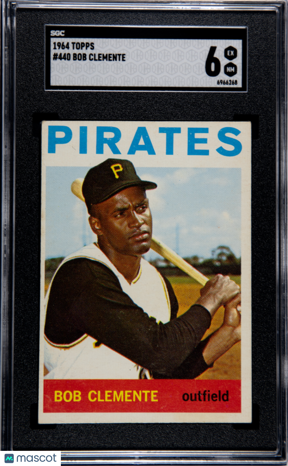 1964 Topps Bob Clemente #440 SGC 6