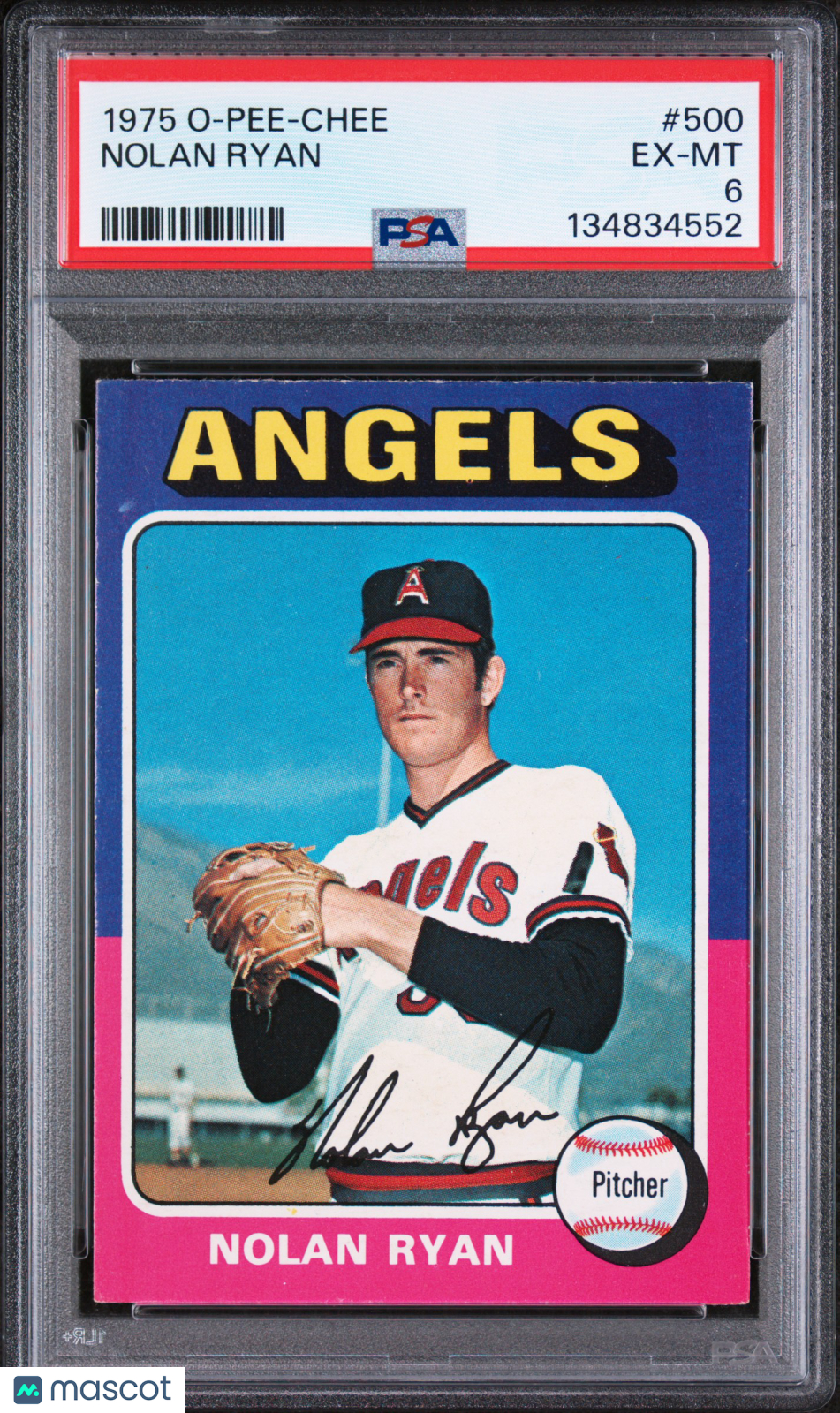 1975 O-Pee-Chee Nolan Ryan #500 PSA 6