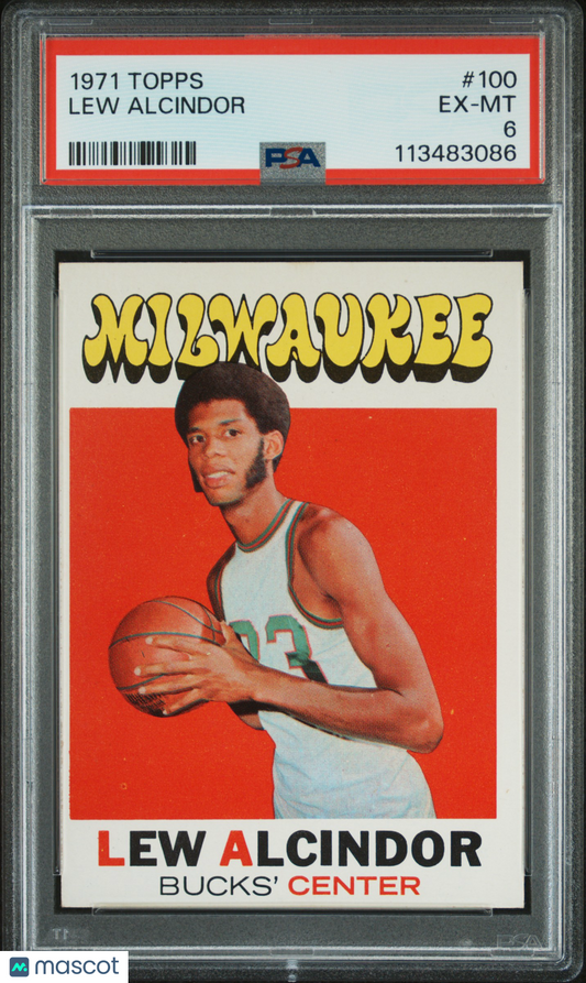 1971 Topps Lew Alcindor #100 PSA 6