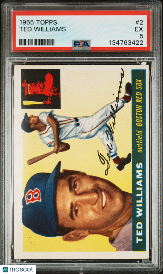 1955 Topps Ted Williams #2 PSA 5