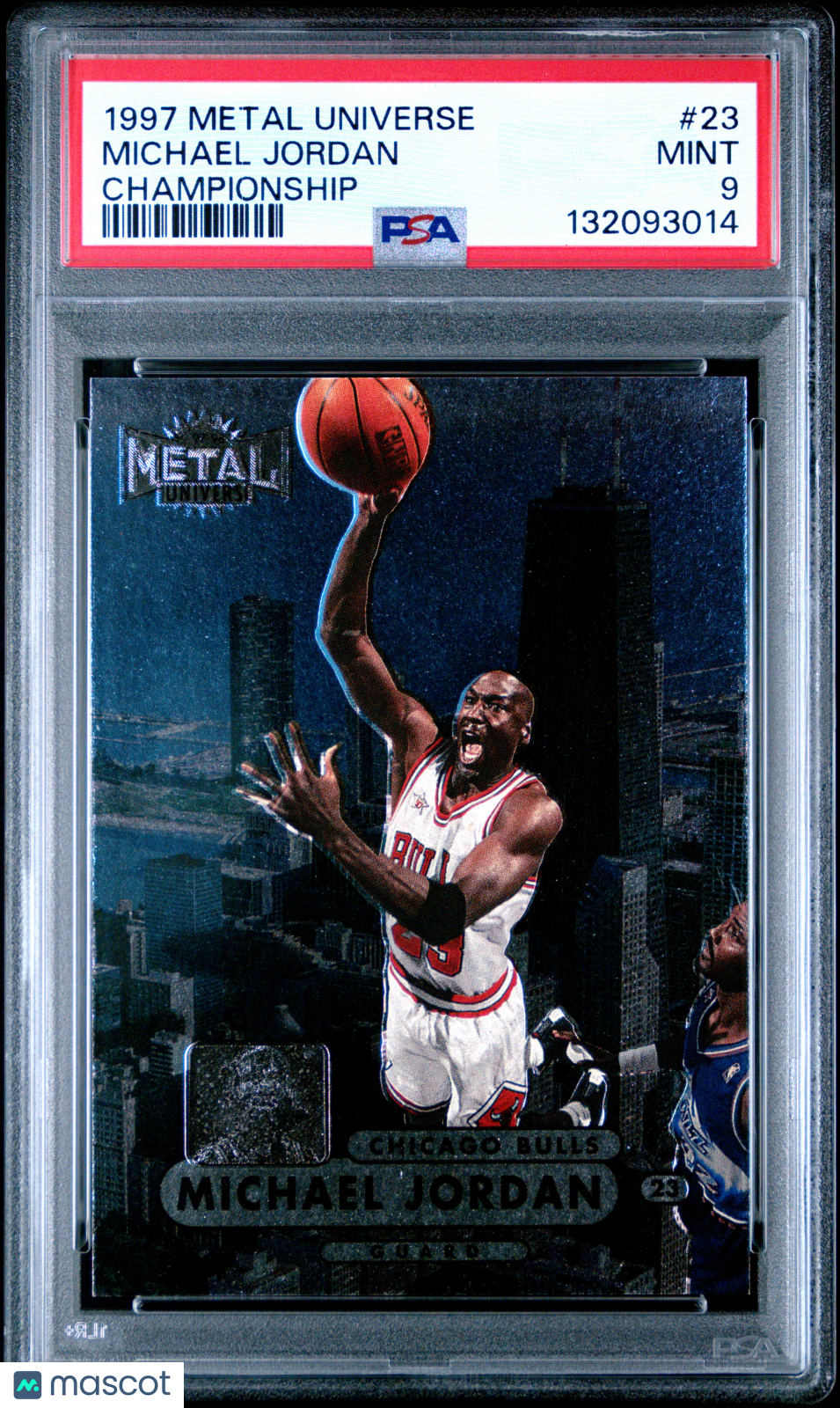 1997 Metal Universe Championship Michael Jordan #23 PSA 9