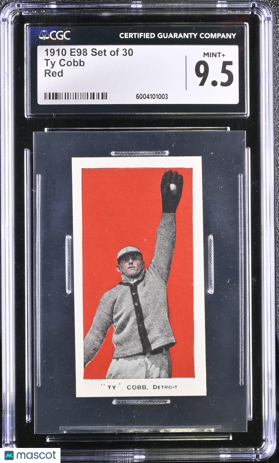 1910 E98 Set Of 30 Ty Cobb Red CGC 9.5