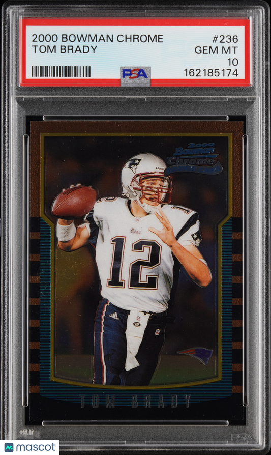 2000 Bowman Chrome Tom Brady #236 PSA 10