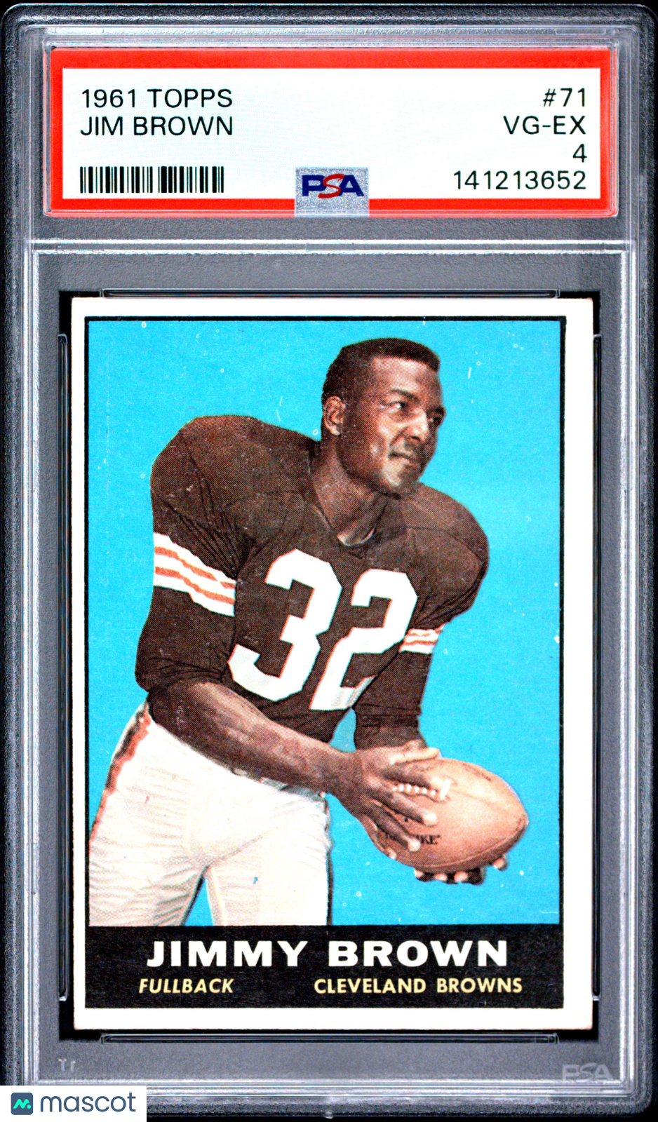 1961 Topps Jim Brown #71 PSA 4