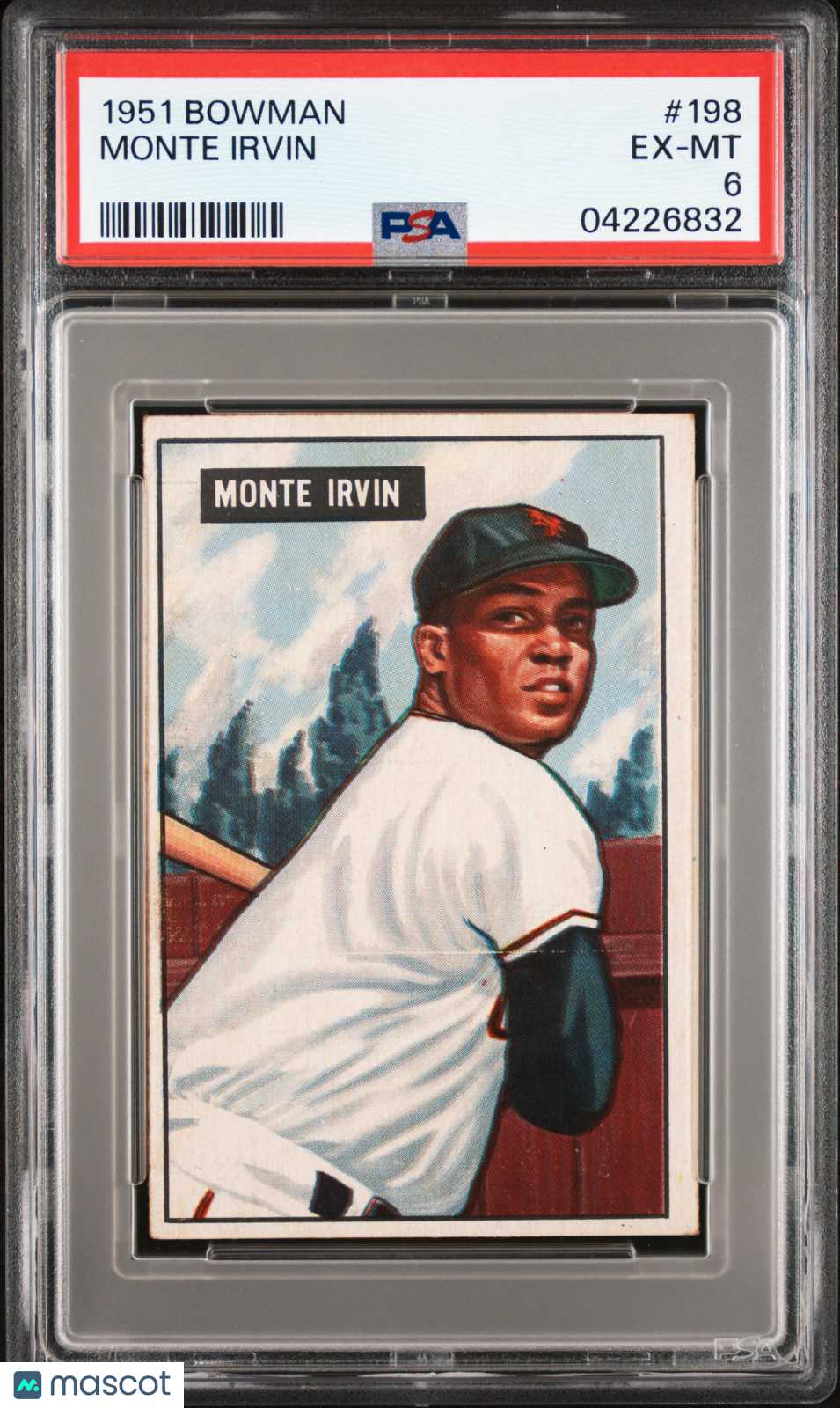 1951 Bowman Monte Irvin #198 PSA 6