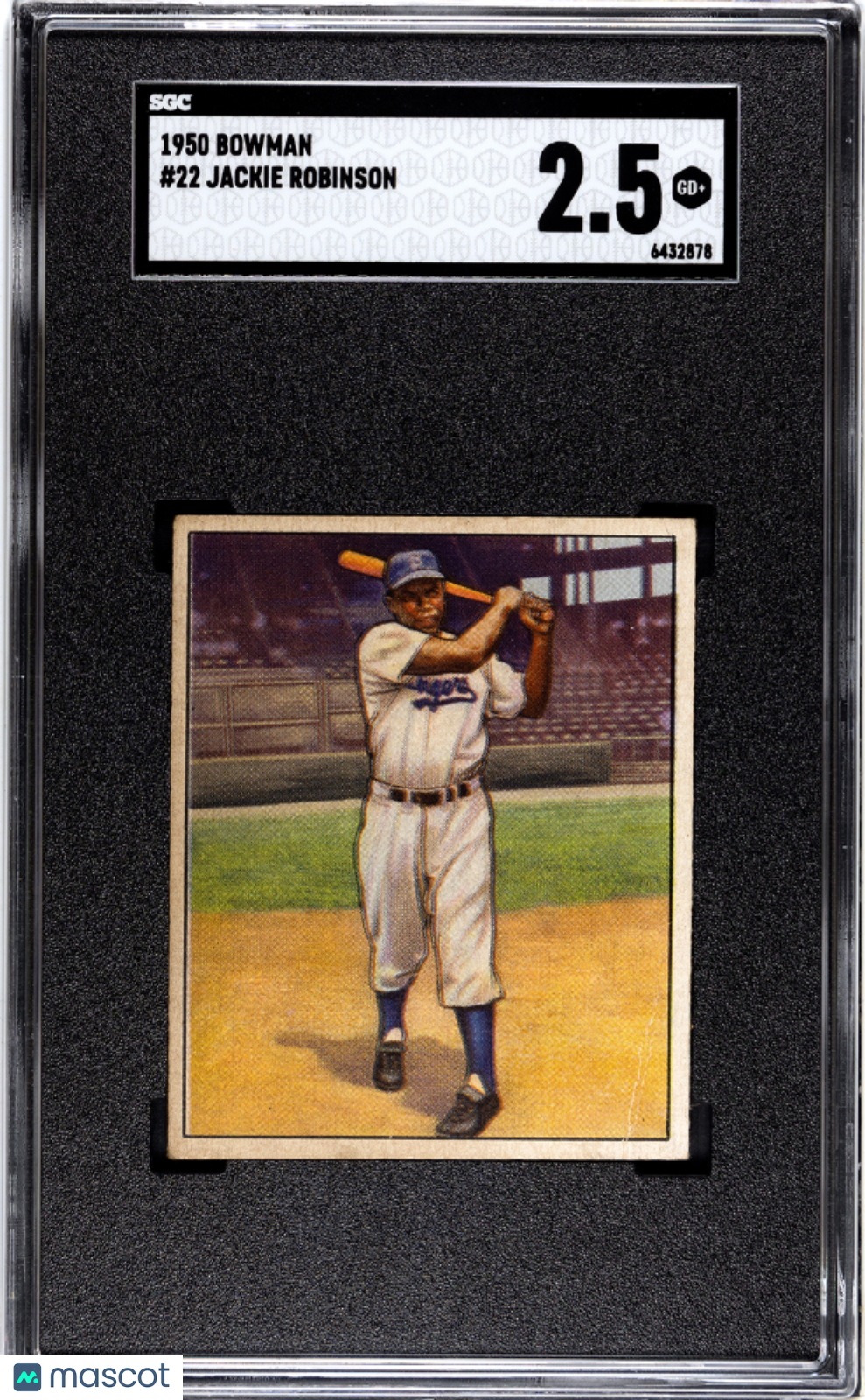 1950 Bowman Jackie Robinson #22 SGC 2.5