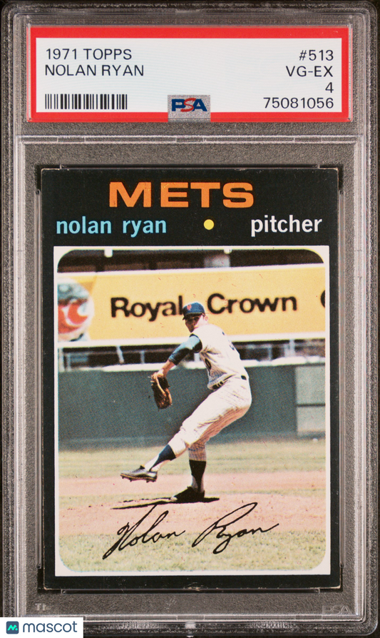 1971 Topps Nolan Ryan #513 PSA 4