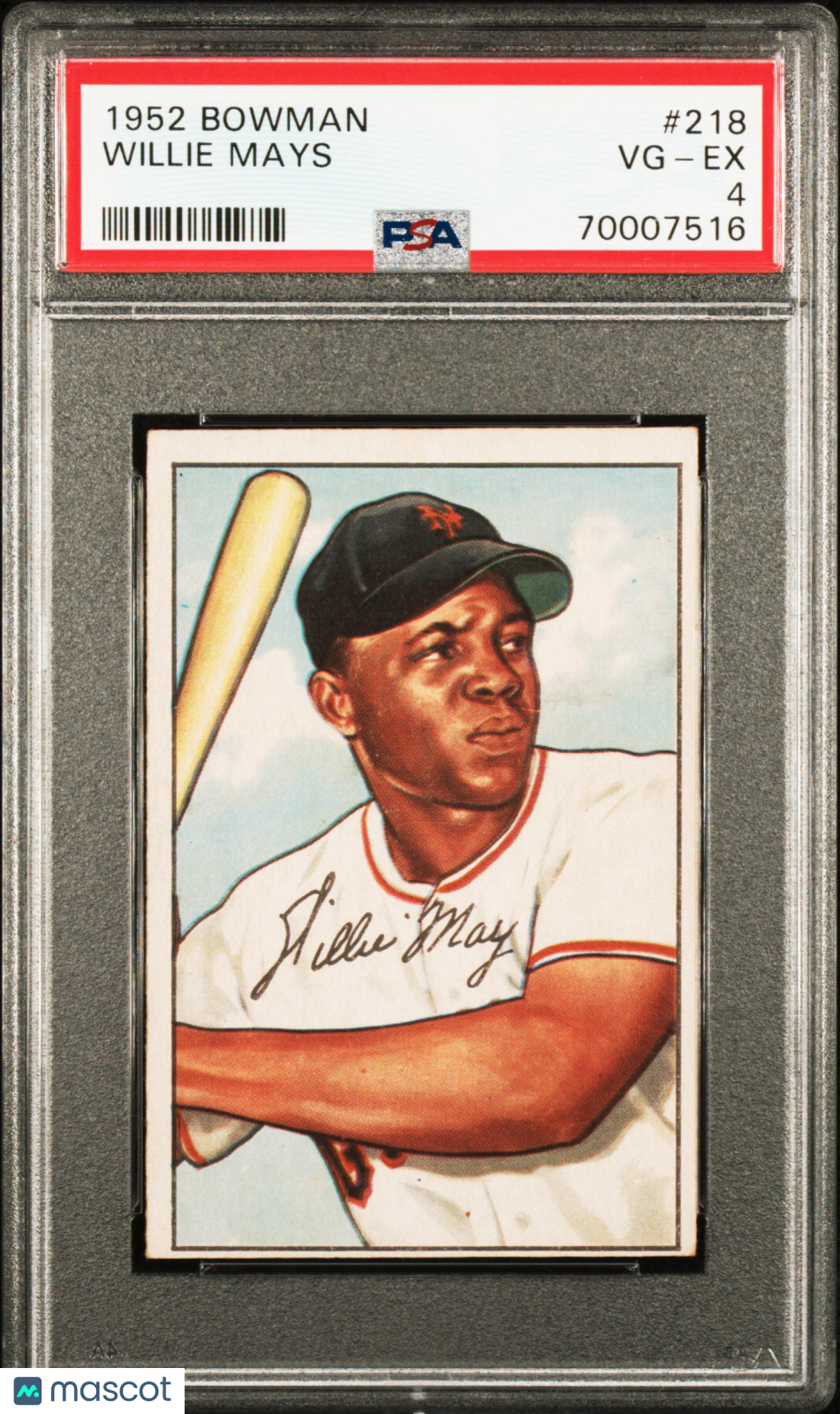 1952 Bowman Willie Mays #218 PSA 4