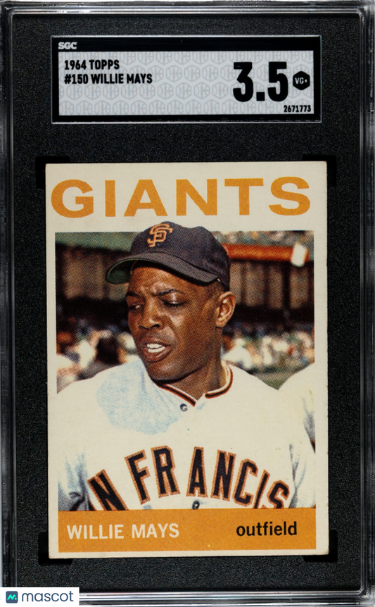 1964 Topps Willie Mays #150 SGC 3.5