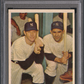 1957 Topps Berra Mantle #407 Yankees' Power Hitters PSA 6