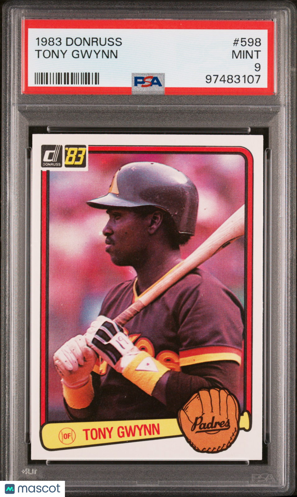 1983 Donruss Tony Gwynn #598 PSA 9