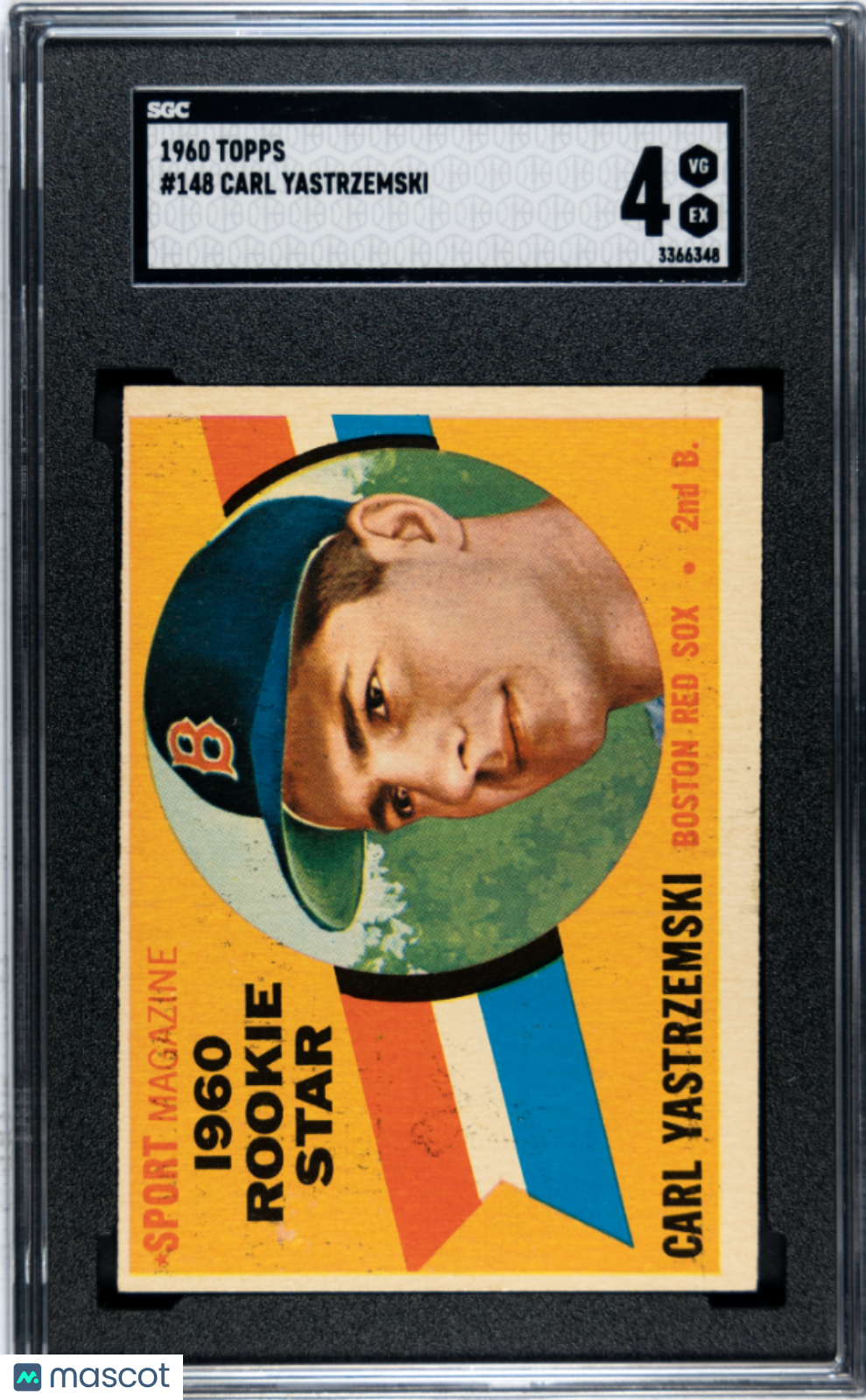 1960 Topps Carl Yastrzemski #148 SGC 4
