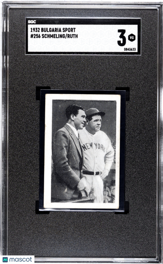 1932 Bulgaria Sport Ruth Schmeling #256 SGC 3