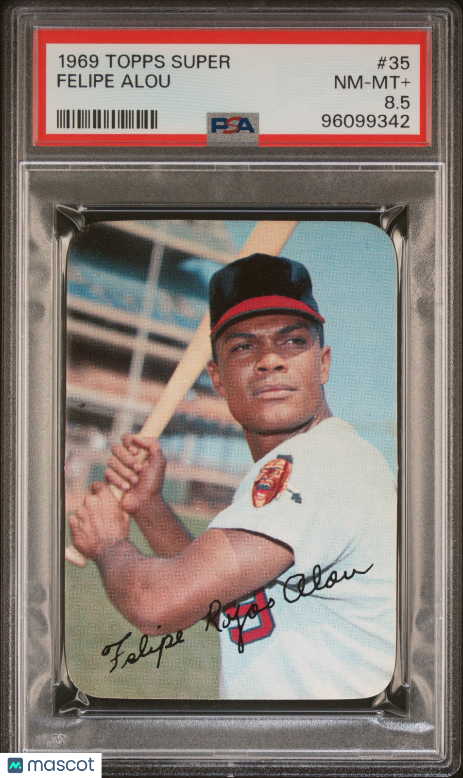 1969 Topps Super Felipe Alou #35 PSA 8.5