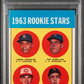 1963 Topps 1963 Rookie Stars #537 PSA 8