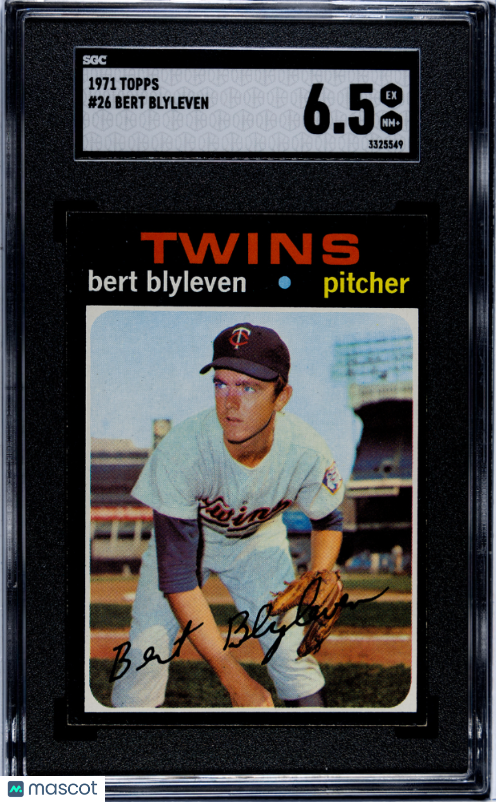 1971 Topps Bert Blyleven #26 SGC 6.5