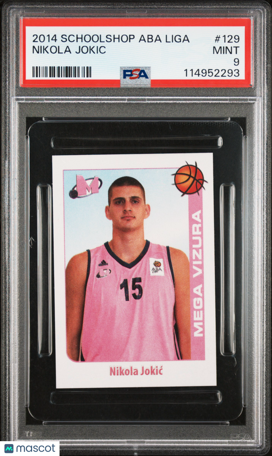 2014 Schoolshop Aba Liga Nikola Jokic #129 PSA 9