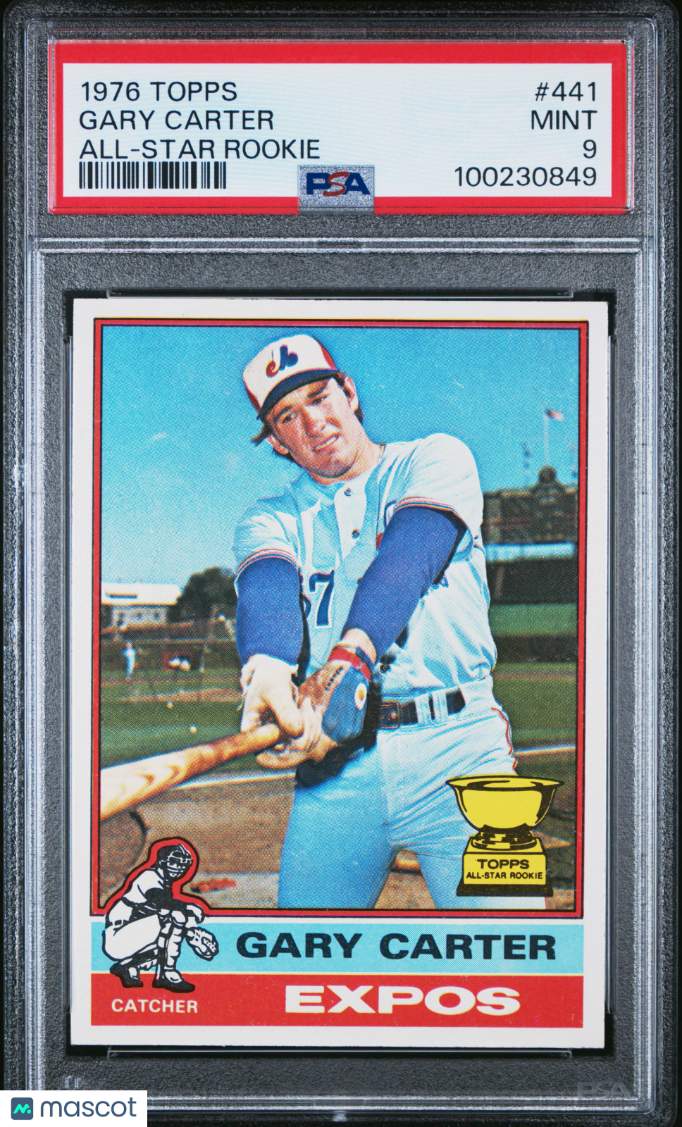 1976 Topps Gary Carter #441 All Star Rookie PSA 9