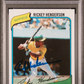 1980 Topps Rickey Henderson #482 PSA 8 Auto 10