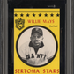 1977 Sertoma Stars Puzzle Backs Willie Mays PSA 8