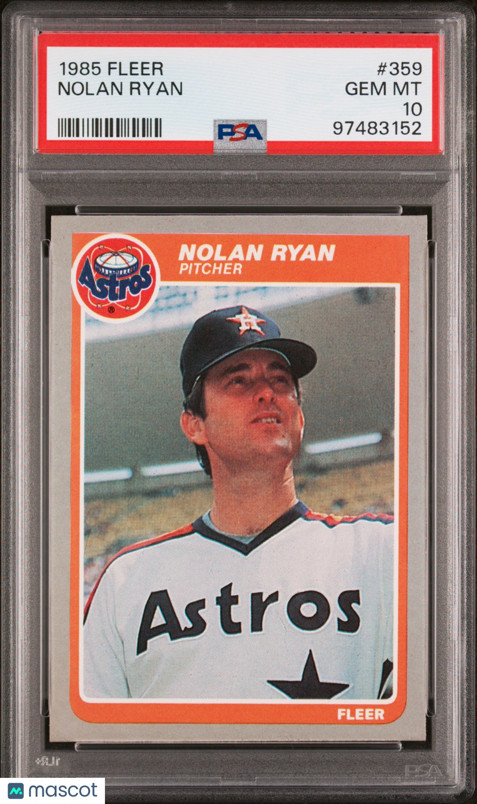 1985 Fleer Nolan Ryan #359 PSA 10