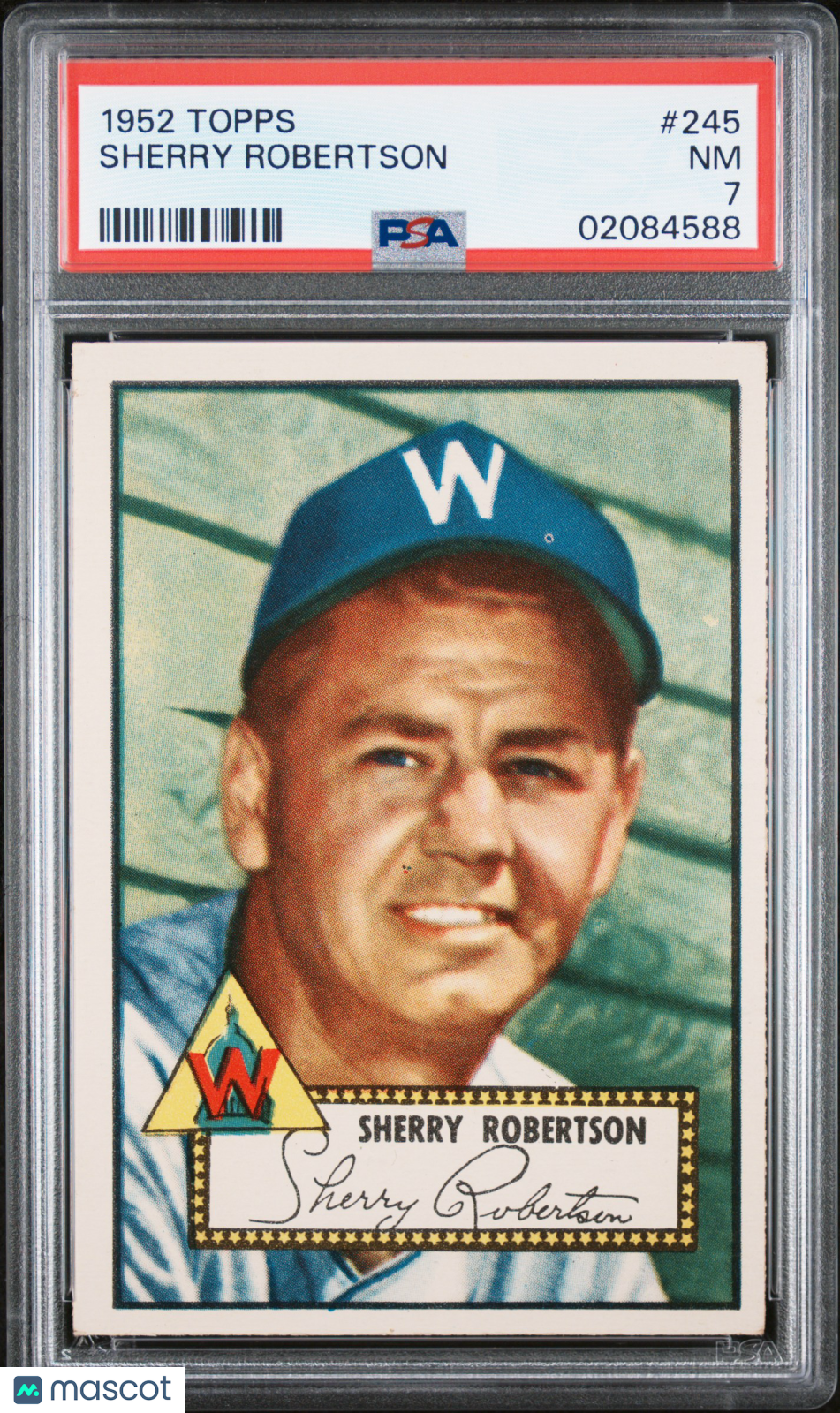 1952 Topps Sherry Robertson #245 PSA 7