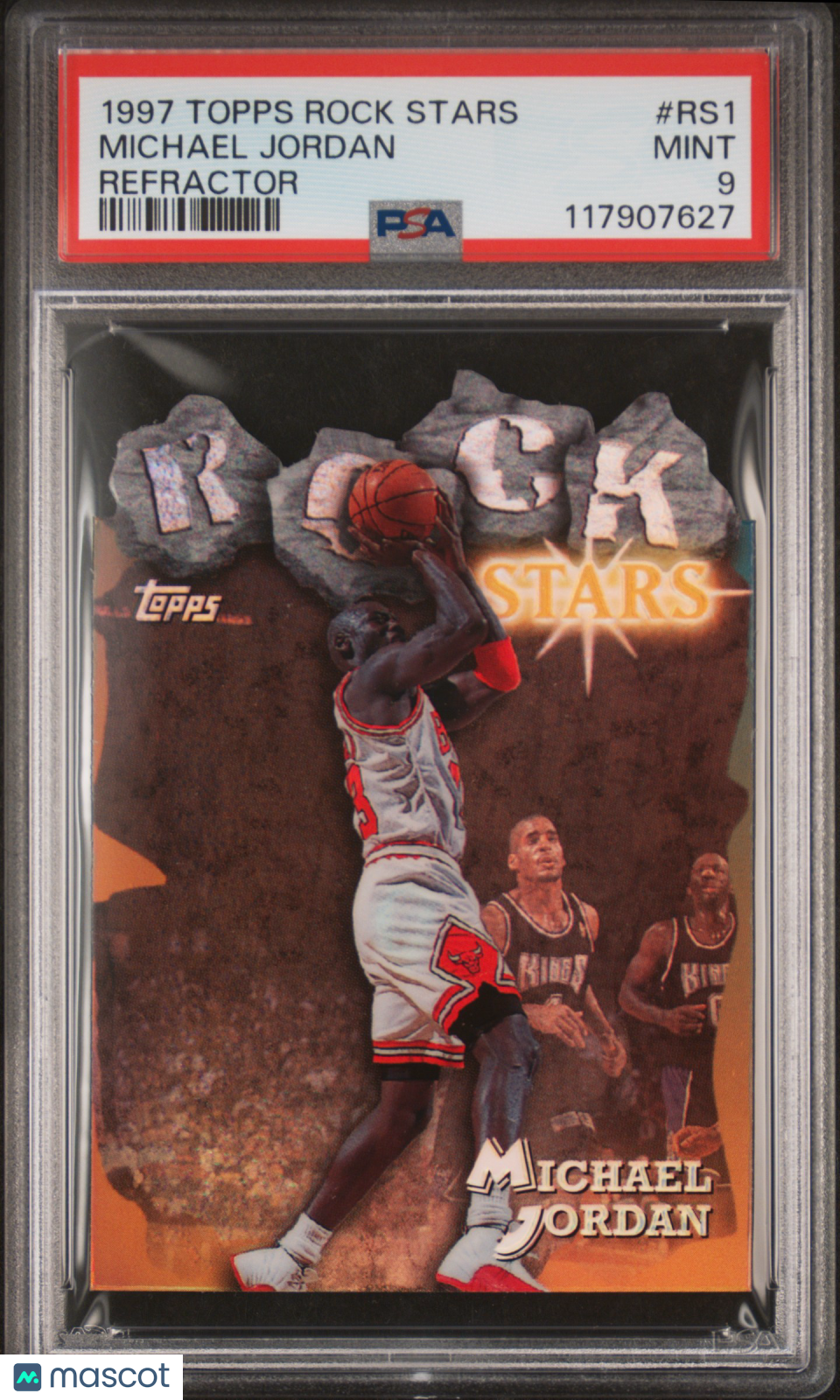 1997 Topps Rock Stars Michael Jordan #RS1 Refractor PSA 9