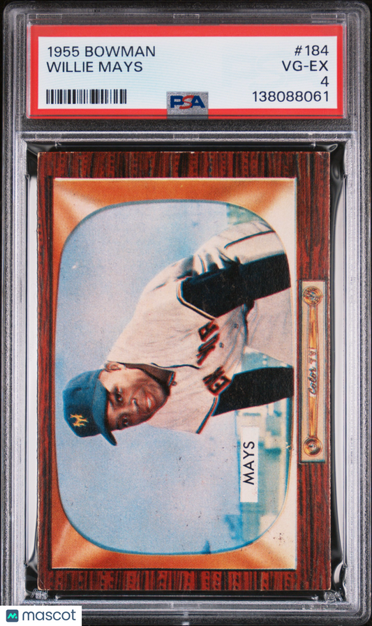 1955 Bowman Willie Mays #184 PSA 4