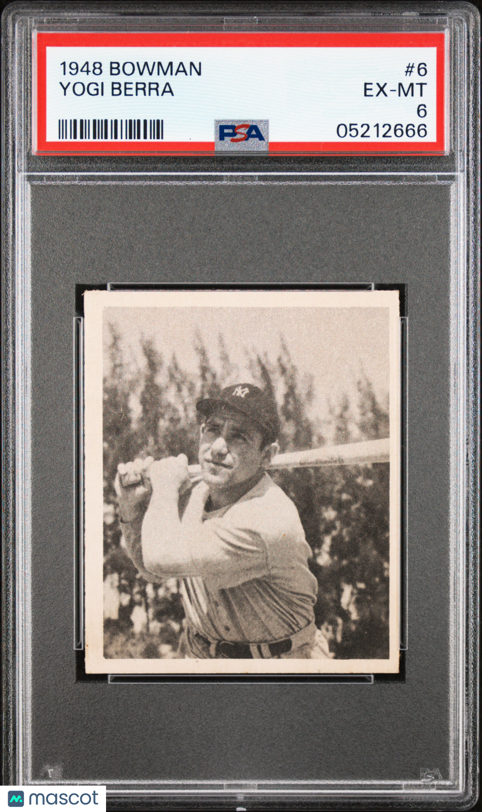 1948 Bowman Yogi Berra #6 PSA 6