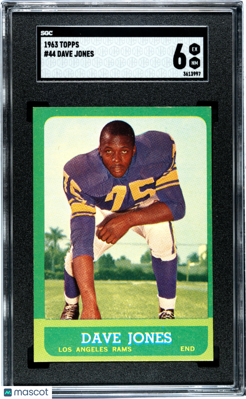 1963 Topps Dave Jones #44 SGC 6