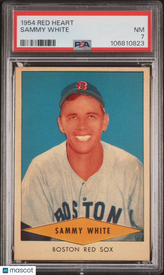 1954 Red Heart Sammy White PSA 7