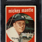 1959 Topps Mickey Mantle #10 SGC 2.5