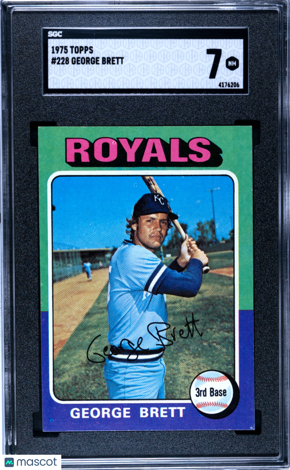 1975 Topps George Brett #228 SGC 7