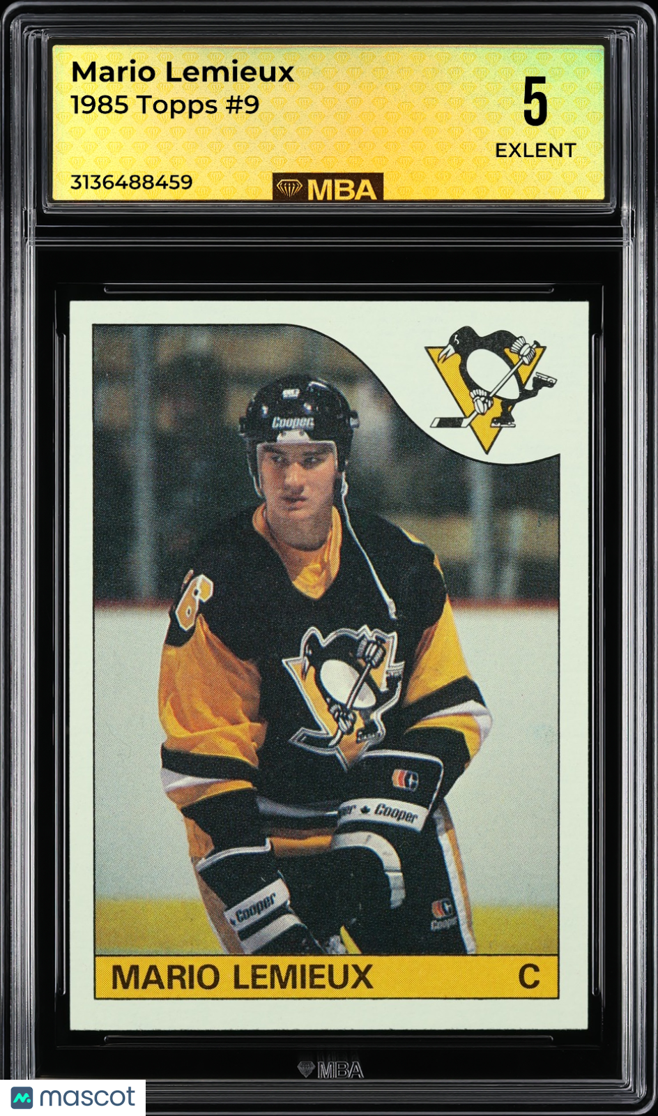 1985 Topps Mario Lemieux #9 MBA 5