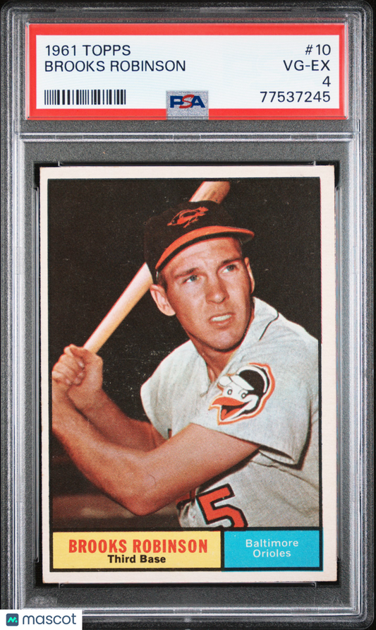 1961 Topps Brooks Robinson #10 PSA 4