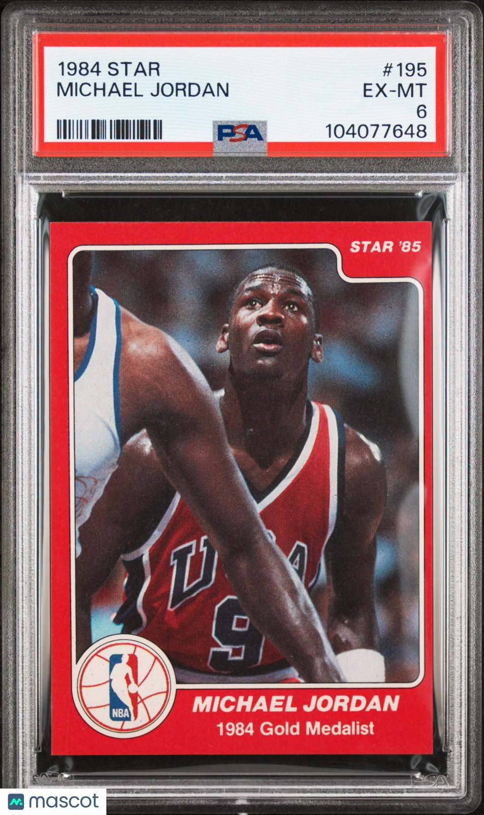 1984 Star Michael Jordan #195 PSA 6