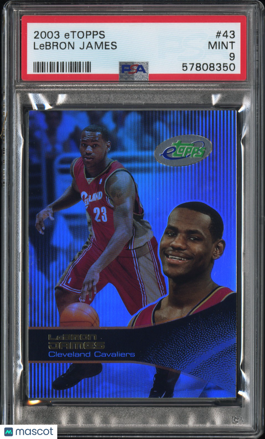 2003 Etopps LeBron James #43 PSA 9